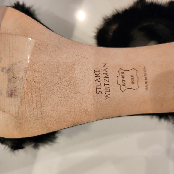 Stuart Weitzman New without box Mink fur heels - Picture 8 of 13